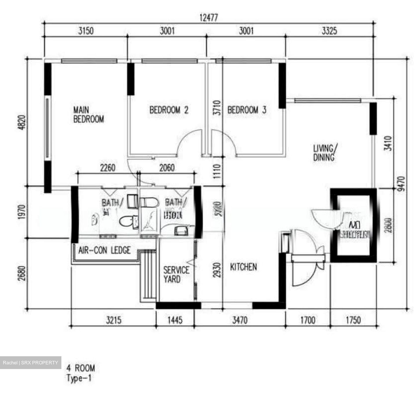 Blk 109B Eastglen @ Canberra (Sembawang), HDB 4 Rooms #623210901